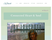 Tablet Screenshot of joytruscott.com